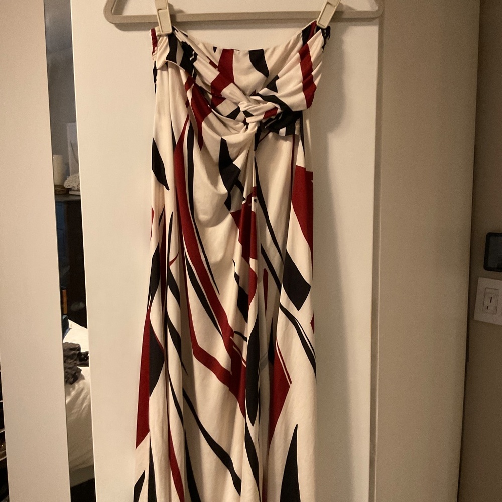 Bash Abstract Midi Skirt - image 6